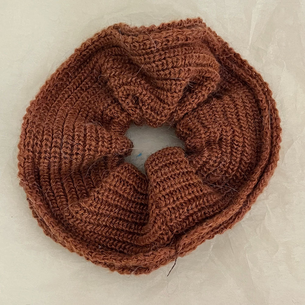Stylish Solid Color Knit Ruffled Hair Scrunchies MK2BW6W6HSR59