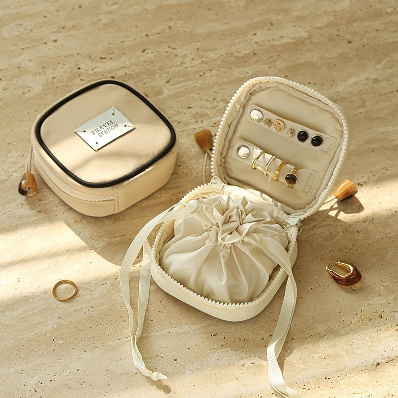 Cute Oral Solid Color Mini Jewelry Case 8CW6BOB366L