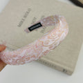 Embroidered Flower Hairband - DippedShop Wholesale - #4019