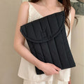 Black Puffy Laptop Bag - DippedShop Wholesale - #1187
