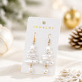 Christmas Tree Dangle Earrings - DippedShop Wholesale - #9203