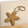 Cute Handmade Raffia Starfish Keychain Bag Charm MK2ZCAS6W10BBC47
