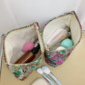 Large Capacity Floral Embroidery Cosmetic Bag MK2BW6W10BOB400