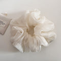 Refined Shimmery Sheer Organza Fluffy Elastic Scrunchie MK2BW6W6HSR83