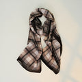 Chic Color Block Polka Dots Silk Scarf 6W6NSI256