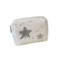 Stylish Silver Star Patch Mini Makeup Bag MK2BW6S10BOB104
