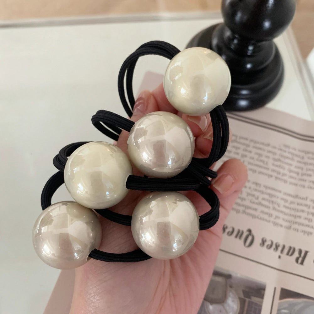 Pearl Elastic Hair Tie - DippedShop Wholesale - #7603
