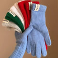 Faux Fur Touchscreen Gloves - DippedShop Wholesale - #8419