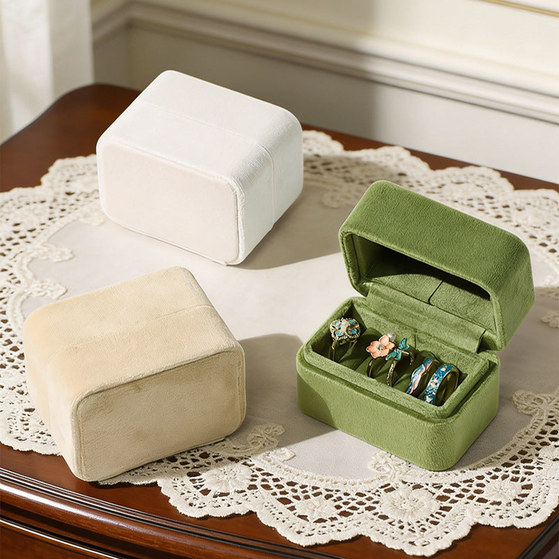 Stylish Solid Color Portable Jewelry Case 8CW6BOB291L