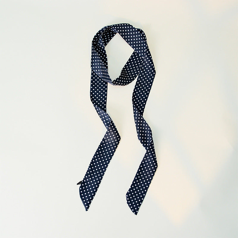 Polka Dot Silk Scarf - DippedShop Wholesale - #0819