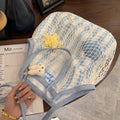 Cute Beach Mesh Large Capacity Handbag 8BW6BOB77L
