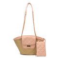 Elegant Raffia Basket Large Capacity Shoulder Bag 6W10BBG1850