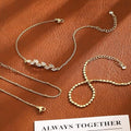 Trendy Cubic Zirconia Gold Pla - DippedShop Wholesale - #5139