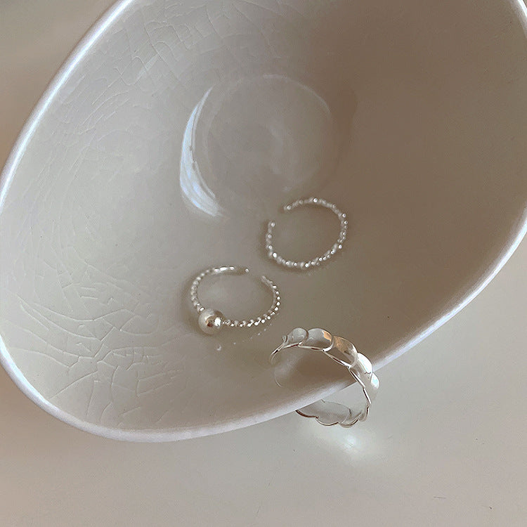 Minimalist Fish Scale Open Ring - DippedShop Wholesale - #1699
