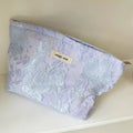 Flower Embossed Makeup Bag - DippedShop Wholesale - #5571