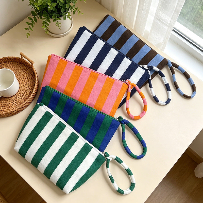 Color Block Makeup Bag - DippedShop Wholesale - #1907