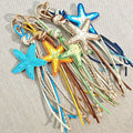 Handmade Raffia Woven Starfish Bag Charm MK2ZCEP6W10BBC79