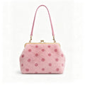 Trendy Polka Dot Soft Plush Tote Bag 6W10BBG2365