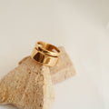 Hollow Wide Band Ring - DippedShop Wholesale - #1347