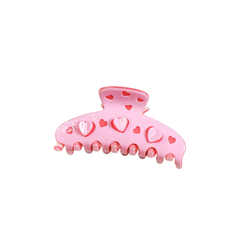 Hollow Heart Hair Claw - DippedShop Wholesale - #0995