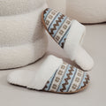 Winter Fluffy Plush Warm Non-Slip House Slippers 6W8FSP236
