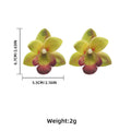 Orchid Stud Earrings - DippedShop Wholesale - #6947