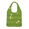 Floral Crochet Shoulder Bag - DippedShop Wholesale - #2787