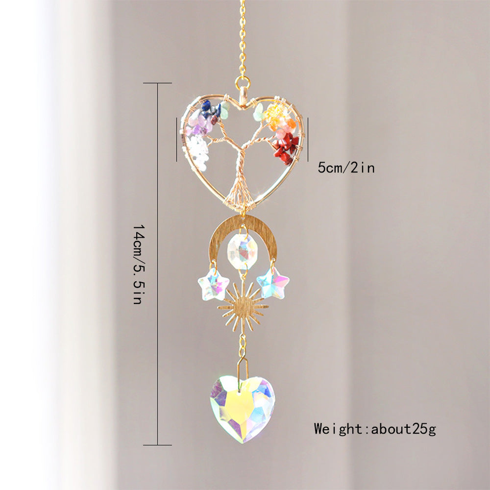 Colorful Crystal Tree of Life Wind Chime 6H7HLS186