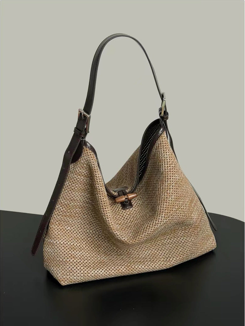 Vintage Hand-Woven Hollow Crossbody Bag MK2BCR6W10BBG19
