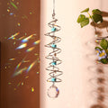 Creative Iridescent Crystal Ball Spiral Hanging Suncatcher MK2CZAS6H7HLS66