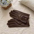 Leather Mesh Driving Gloves - DippedShop Wholesale - #7379