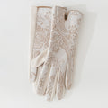 Vintage Floral Print Faux Suede - DippedShop Wholesale - #3619