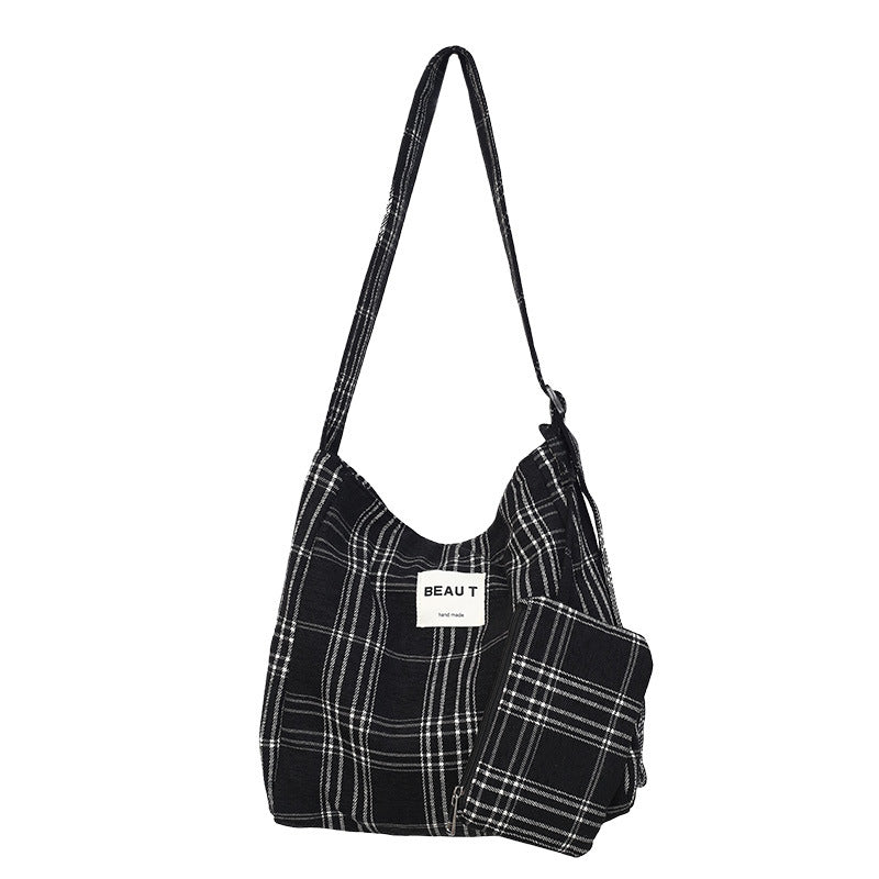 Fashion Striped Leoaprd Print Canvas Shoulder Bag 6W10BBG2485