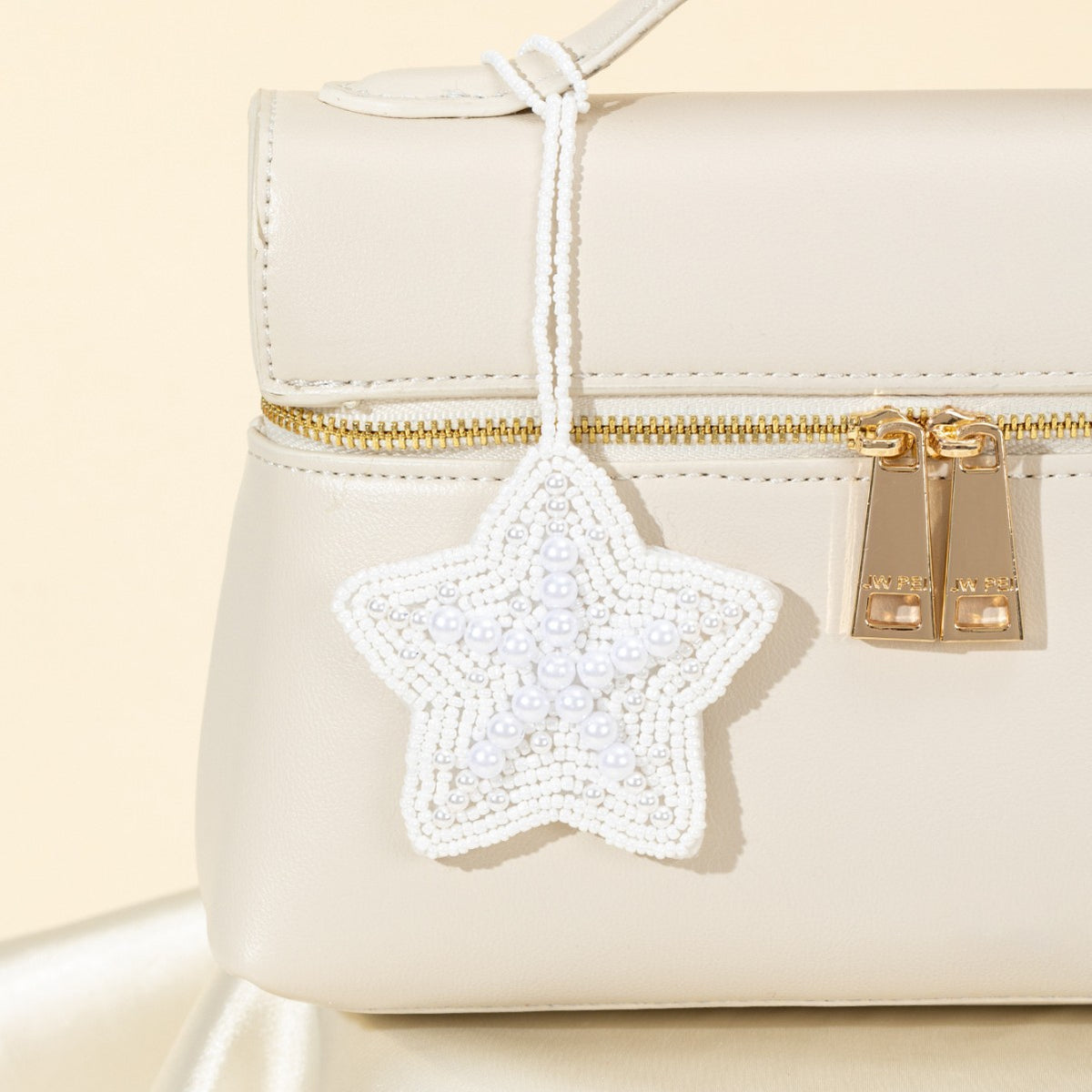 Chic Handmade Beads Star Pendant Keychain Bag Charm 6W10BBC777