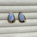 Vintage Resin Teardrop Drop Stud Earrings 6W6JER616