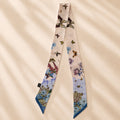 Cute Polka Dots Print Silk Scarf 6W6NSI251
