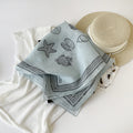 Trendy Shell Print Ramie Silk Scarf 6W6NSI192