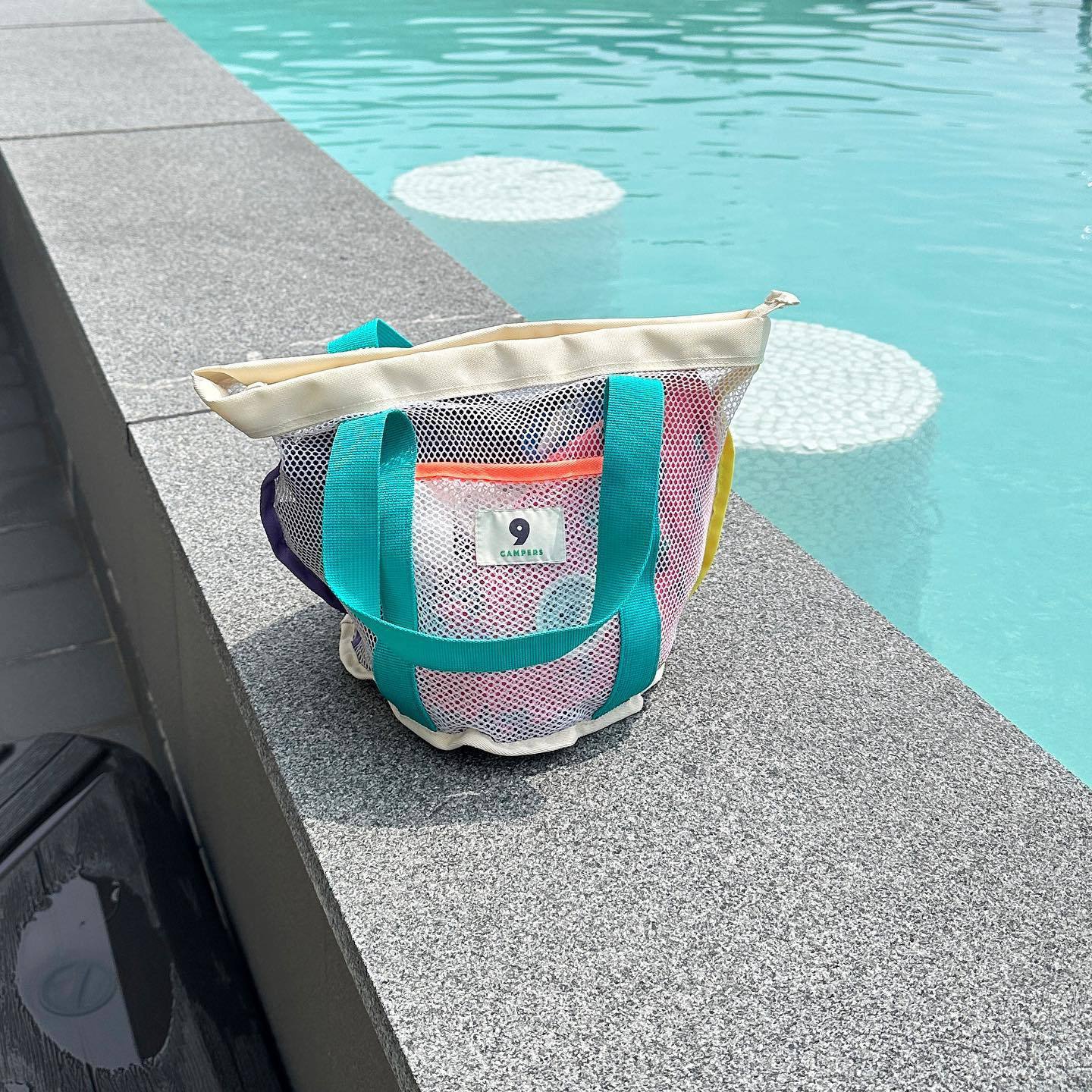 Color Block Hollow Large Capacity Handbag 8CW6BBG472L