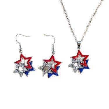 Trendy Irregular Star Pendant Rhinestones Chain Necklace 8ZA6JNC288L