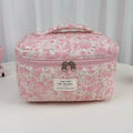 Fresh Floral Print Large Capacity Makeup Bag 6S10BOB1035