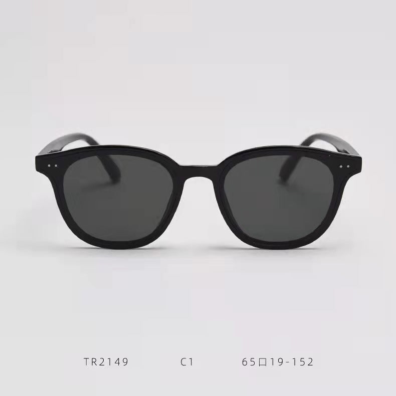 Minimalist Oval Frame Sunglasses - DippedShop Wholesale - #9619