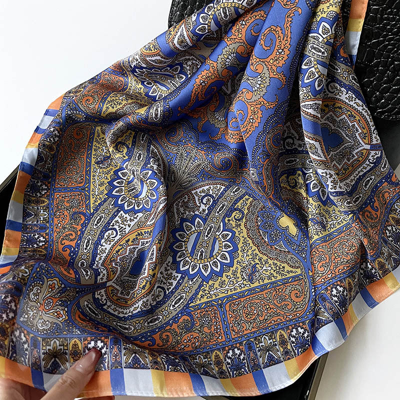 Boho Paisley Print Handbag Accessory Head Scarf MK2BW6W6NSI29