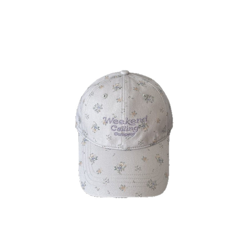 Embroidered Floral Baseball Cap - DippedShop Wholesale - #0147