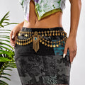 Retro Metal Chain Tassel Adjus - DippedShop Wholesale - #9587