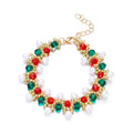 Christmas Bell Beaded Bracelet - DippedShop Wholesale - #4547