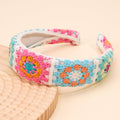 Crochet Flower Head Band - DippedShop Wholesale - #0131