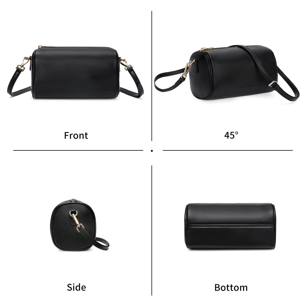 Simple Soft PU Leather Pillow Crossbody Bag 6W10BBG2409