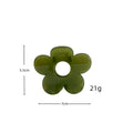 Candy Color Flower Hair Clips - DippedShop Wholesale - #9107