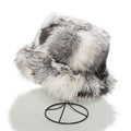 Winter Color Contrast Faux Fur Bucket Hat 6W6HAT811
