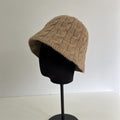 Cable Knit Bucket Hat - DippedShop Wholesale - #0995